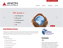 Tablet Screenshot of anion.com